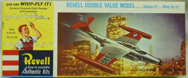 Revell 1/80 Whip-Fly F-89D Scorpion, H153-98 plastic model kit